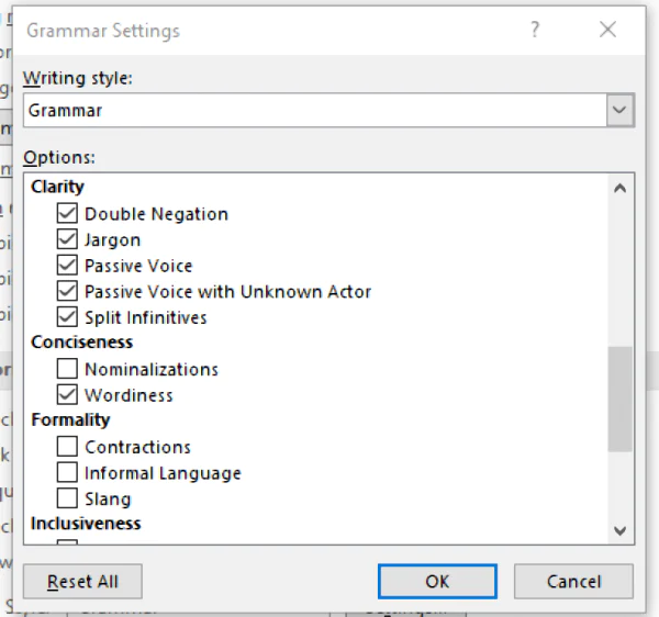 Customising the Spellchecker